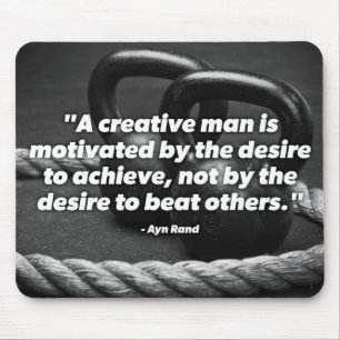 Alfombrilla De Ratón Achieve - Motivación de entrenamiento de Kettlebel