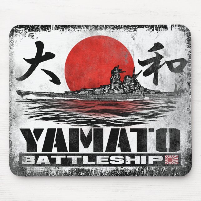 Alfombrilla De Ratón Acorazado Yamato Mousepad (Frente)