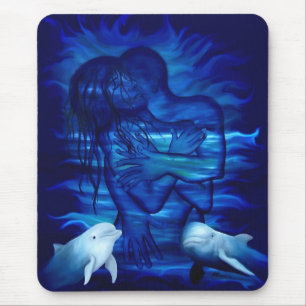 Alfombrilla De Ratón Acto de pasión - emparejar con pareja delfín