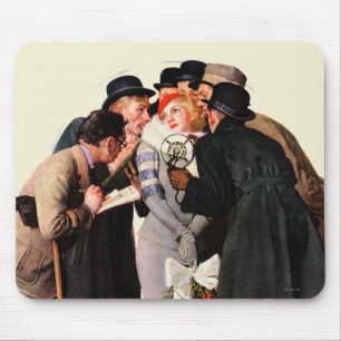 Alfombrilla De Ratón Actriz joven de Hollywood