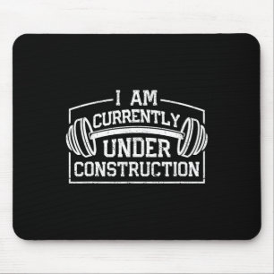 Alfombrilla De Ratón Actualmente Estoy En Construcción, Gym Workou Funn
