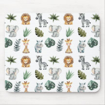 Acuarela Animales de Safari para Bebés Adorables