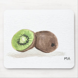Alfombrilla De Ratón Acuarela de fruta de Kiwi