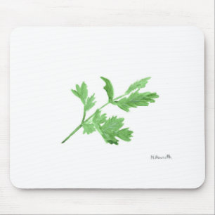 Alfombrilla De Ratón Acuarela de hierba de Parsley