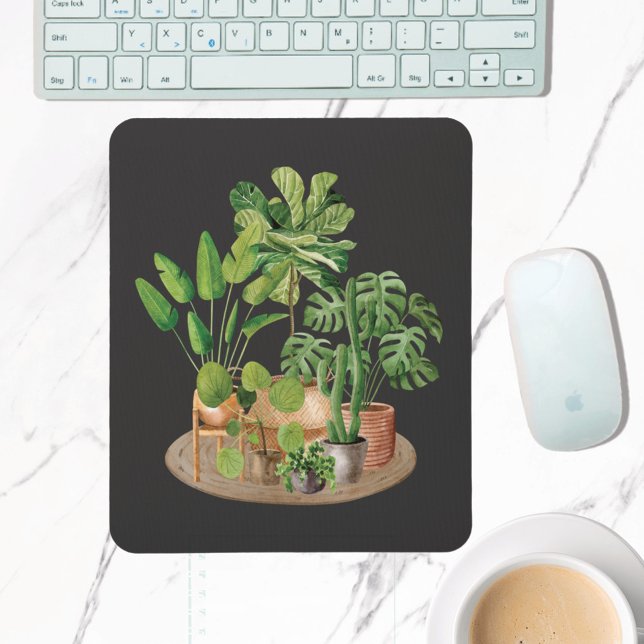 Alfombrilla De Ratón Acuarela Hogares Tropicales (In situ office desk)