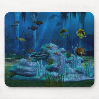 Alfombrilla De Ratón Acuario digital Deep Sea 3D