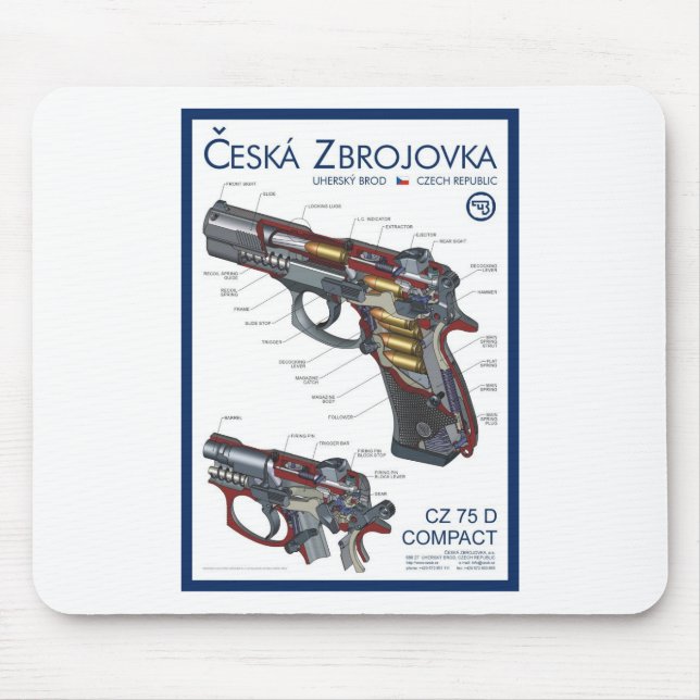 Alfombrilla De Ratón Acuerdo de la CZ 75 (Frente)