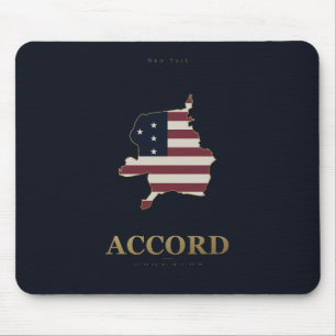 Alfombrilla De Ratón Acuerdo Nueva York Silueta Americana