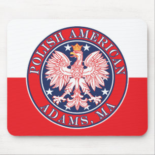 Alfombrilla De Ratón Adams Massachusetts Polaco