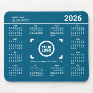Alfombrilla De Ratón Add Your Own Logo 2026 Calendar Mousepad