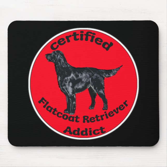 Alfombrilla De Ratón Adicto de recuperación de capa certificada (Frente)