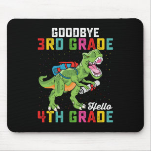 Alfombrilla De Ratón Adiós 3er Grado Hola 4to Grado T Rex Dinosaurio