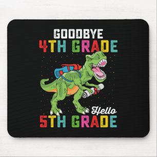 Alfombrilla De Ratón Adiós 4to Grado Hola 5to Grado T Rex Dinosaurio