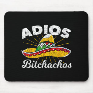 Alfombrilla De Ratón Adiós Achos Sombrero Fiesta México Divertido Cinco