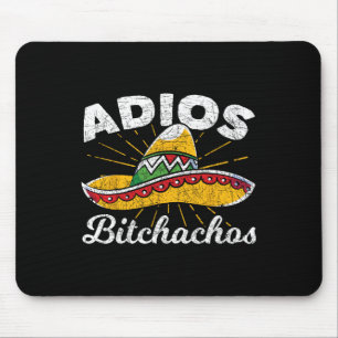 Alfombrilla De Ratón Adios Achos Sombrero Fiesta México Funny Cinco De