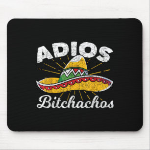 Alfombrilla De Ratón Adios Achos Sombrero Fiesta México Funny Cinco De