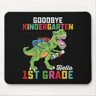 Alfombrilla De Ratón Adiós jardín de infancia hola 1er grado T Rex Scho