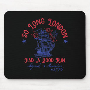 Alfombrilla De Ratón Adiós Londres 4 De Julio 1776 Camisetas Usa Niñas 