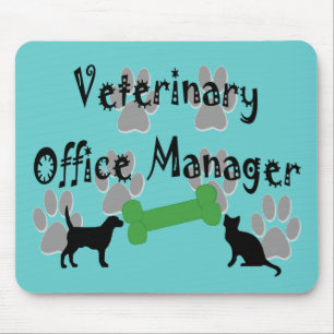 Alfombrilla De Ratón Administrador de oficinas veterinario