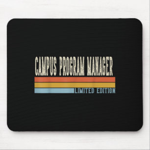 Alfombrilla De Ratón Administrador de Programa de Campus Semana Vintage