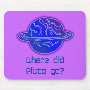 Alfombrilla De Ratón ¿Adónde Fue Pluto?