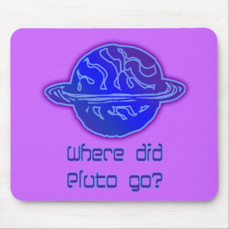Alfombrilla De Ratón ¿Adónde Fue Pluto?