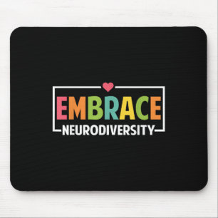 Alfombrilla De Ratón Adoptar la neurodiversidad Autismo Consciente de l