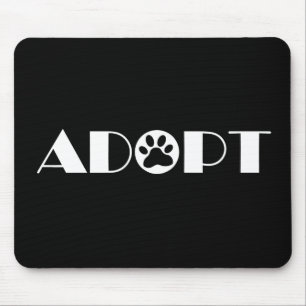 Alfombrilla De Ratón Adoptar perro de pata