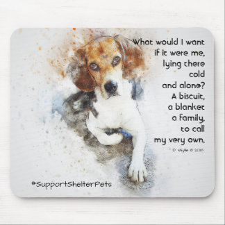 Alfombrilla De Ratón Adoptar Un Mascota De Refugio - Beagle