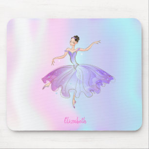 Alfombrilla De Ratón Adorable Bailarina Holográfica