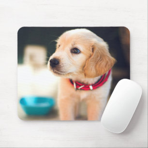 Alfombrilla De Ratón Adorable Golden Retriver Puppy