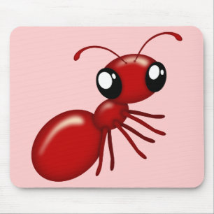 Alfombrilla De Ratón Adorables Mousemats de hormiga roja Personalizado