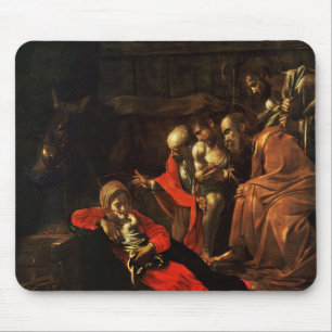 Alfombrilla De Ratón Adoración de los Pastores (Caravaggio)