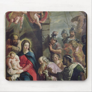Alfombrilla De Ratón Adoración de unos de los reyes magos