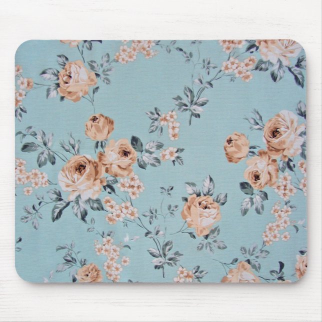 Alfombrilla De Ratón Adorando flores - Mousepad (Frente)