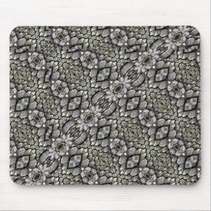 Alfombrilla De Ratón Adornado oriental de plata