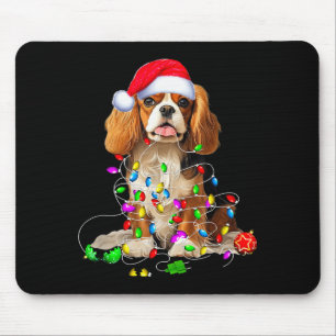 Alfombrilla De Ratón Adorno de Navidad de perro Cavalier King Charles S
