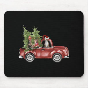 Alfombrilla De Ratón Adorno divertido de Navidad de Tbull en coche Xmas