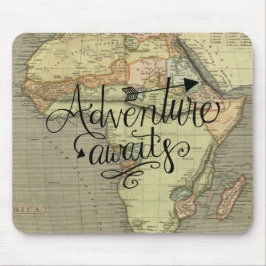 Alfombrilla De Ratón Adventure Awath Old World Map Mouse Pad