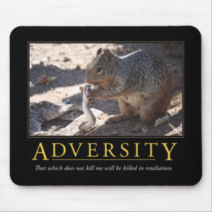 Alfombrilla De Ratón Adversidad Demotivational Mousepad
