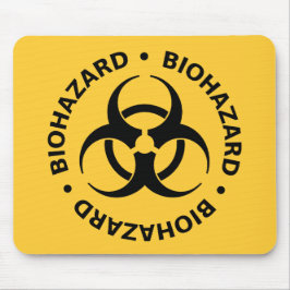 Alfombrilla De Ratón Advertencia del Biohazard