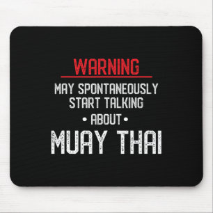 Alfombrilla De Ratón Advertencia divertida de Muay Thai - Nak Muay, Gif