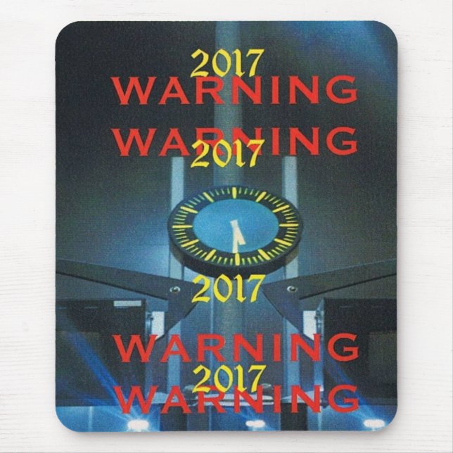 Alfombrilla De Ratón Advertencia global Mousepad 2017 (Frente)