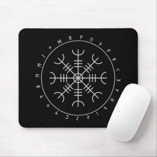 Alfombrilla De Ratón Aegishjalmr Runes Mousepad