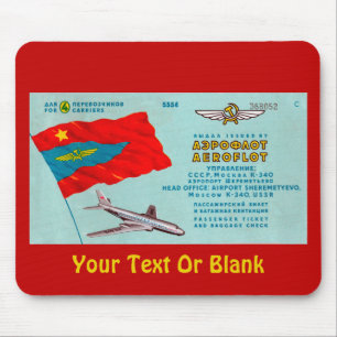 Alfombrilla De Ratón Aeroflot Passenger Ticket