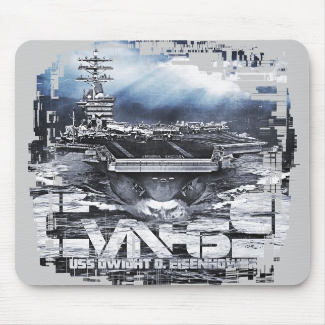 Alfombrilla De Ratón Aeronave Dwight D. Eisenhower Mousepad (Frente)