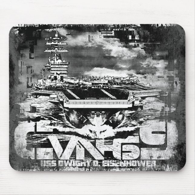 Alfombrilla De Ratón Aeronave Dwight D. Eisenhower Mousepad (Frente)