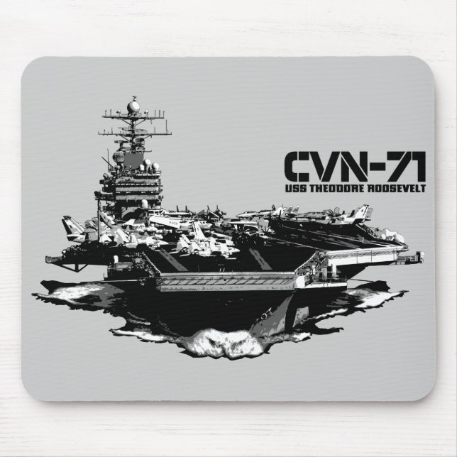 Alfombrilla De Ratón Aeronave Theodore Roosevelt Mousepad (Frente)