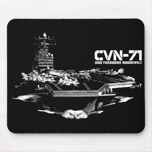Alfombrilla De Ratón Aeronave Theodore Roosevelt Mousepad (Frente)