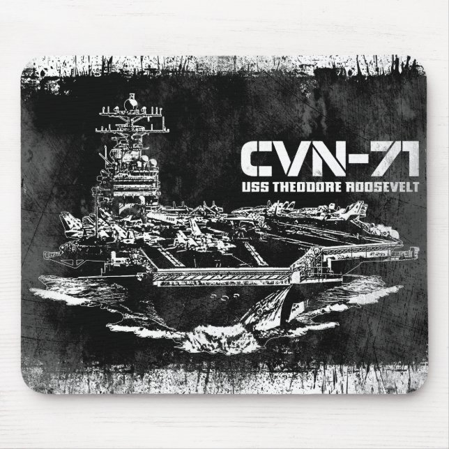 Alfombrilla De Ratón Aeronave Theodore Roosevelt Mousepad (Frente)